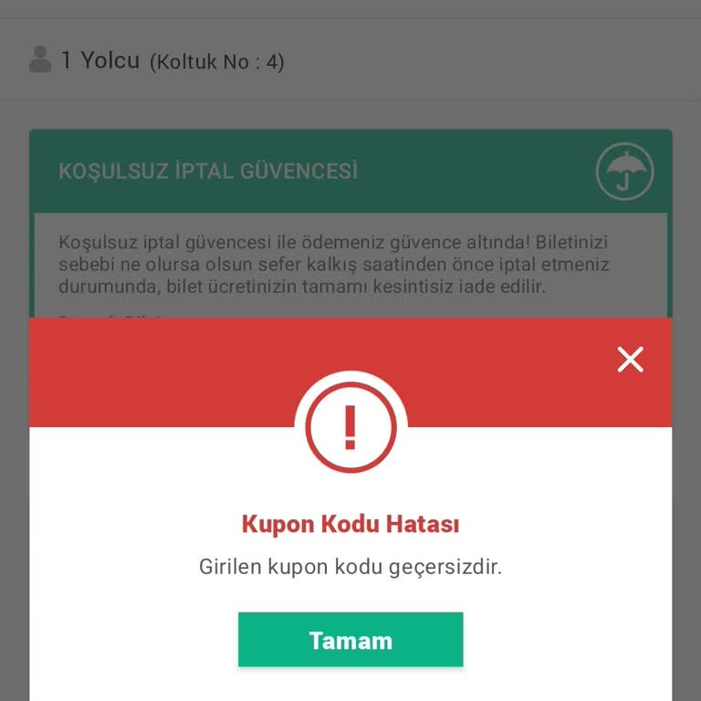 İndirim Kuponu Kullanılamıyor Ve Müşteri Hizmetlerine Ulaşılamıyor