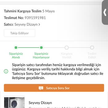 Sipariş Sonrası Yaşanan Mağduriyet Ve Yanıltıcı Bilgilendirme