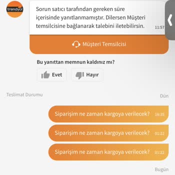 Sipariş Sonrası Yaşanan Mağduriyet Ve Yanıltıcı Bilgilendirme