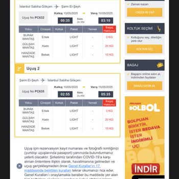 Bilet Fiyatındaki Büyük Fark Nedeniyle Mağduriyet Yaşadım