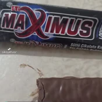 Eti Maximus Çikolatadadan Çıkan Nesne!
