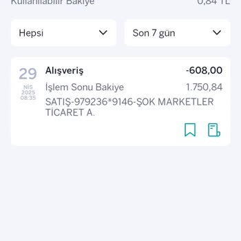 Yüklenen Tutar Bakiyeme Geçmedi, İade Talebim Karşılanmıyor