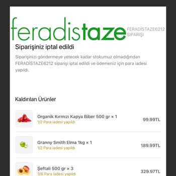 Stok Yok Bahanesiyle Siparişim İptal Edildi, İletişim Ve İade Yok