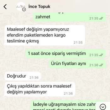 Sipariş Değişikliği Ve İptalinde Yaşanan Sorunlar