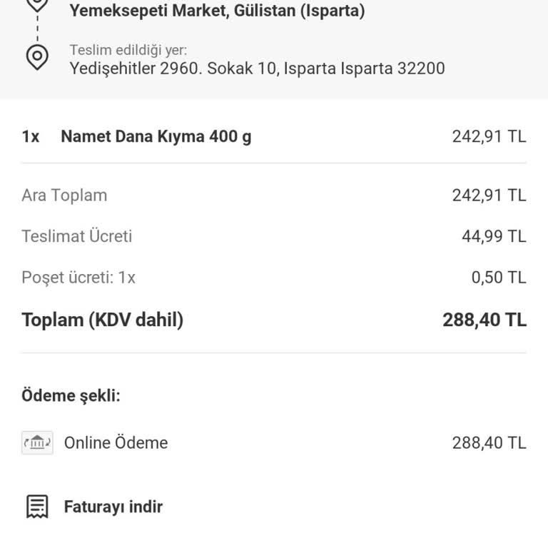 Aldığım Kıymadan Gelen Kötü Koku Ve Yetersiz Çözüm