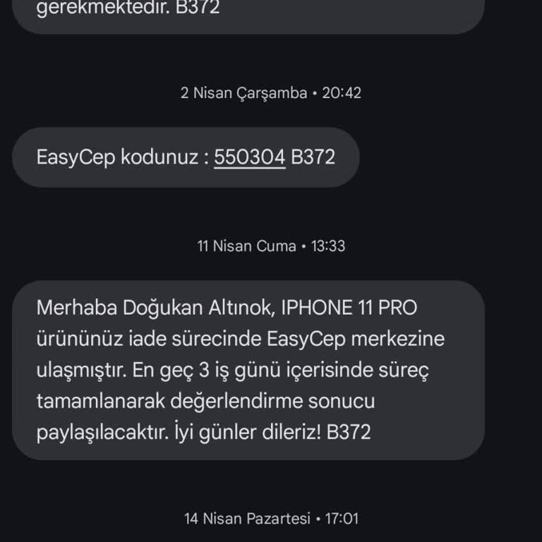 EasyCep İade Süresi Aşıldı, Ücretim Hala Yatırılmadı