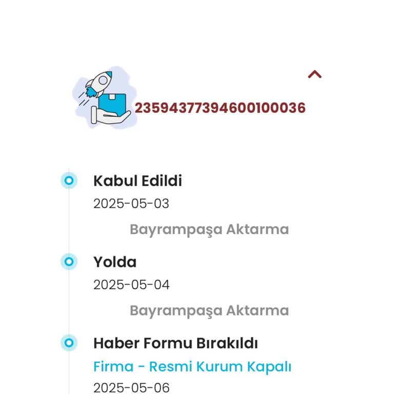 Kargoiste Teslimat Gecikmesiyle Ürünüm Bayrampaşa'da Bekletiliyor