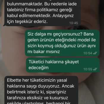 Yanlış Ürün Gönderildi, İade Reddedildi Ve Engellendim