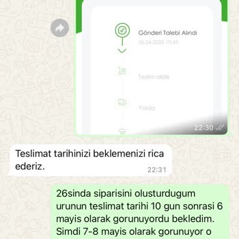 Zara Siparişim 10 Gündür Kargoya Verilmedi, Müşteri Hizmeti Yetersiz