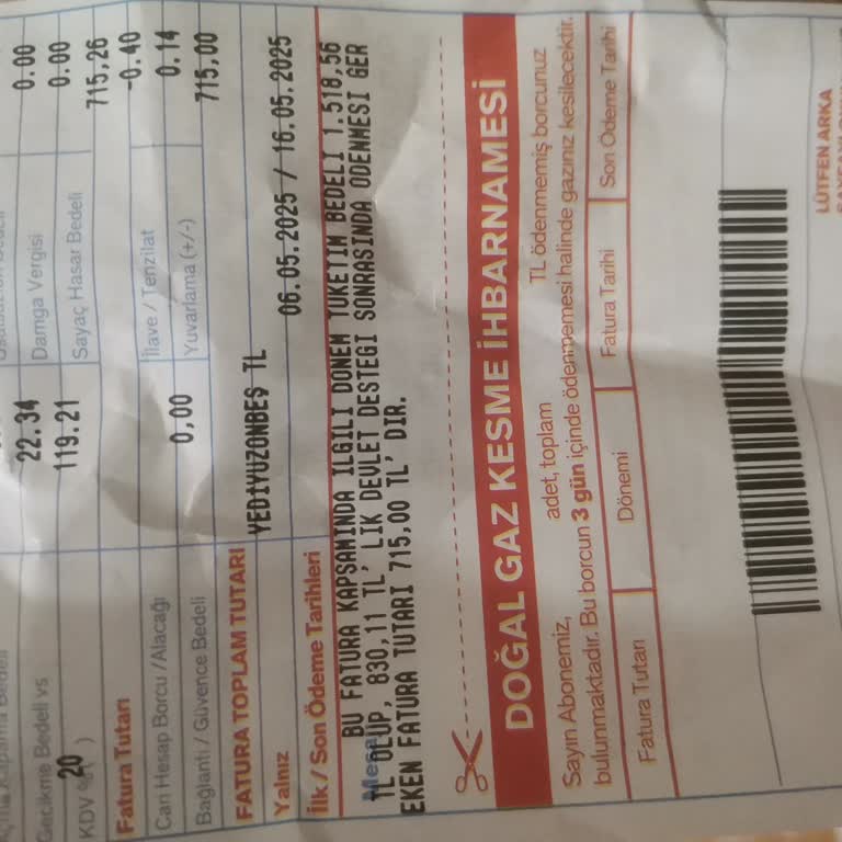 Kullanmadığım Gazın Faturasını Ödemek Zorunda Kaldım