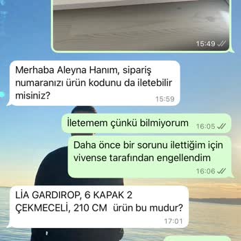 Vivense Köşe Koltuk Ve Gardırop Teslimatında Kırık Parça Ve İlgisiz Müşteri Hizmeti