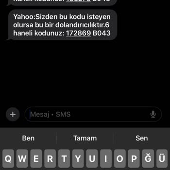Bilinmeyen Kaynaktan Gelen Doğrulama Kodları Hakkında Endişe