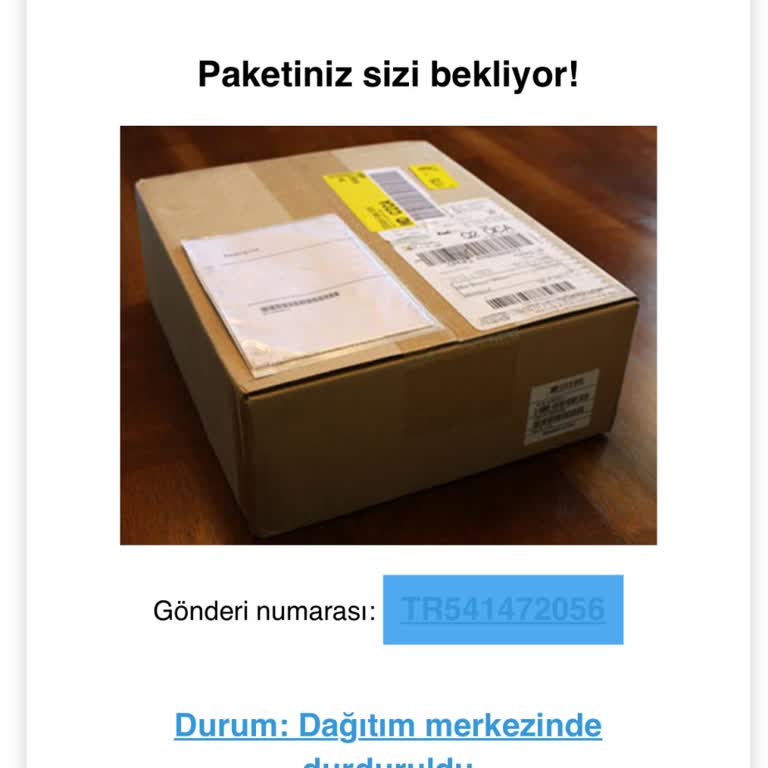 UPS Adı Kullanılarak Gelen Sahte Kargo Ve Para Talebi Mailleri