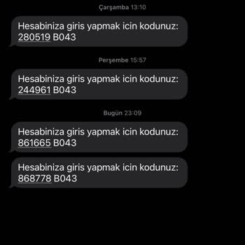 Alakasız Numaradan Gelen Sürekli Onay Kodlarıyla Mağduriyet Endişesi