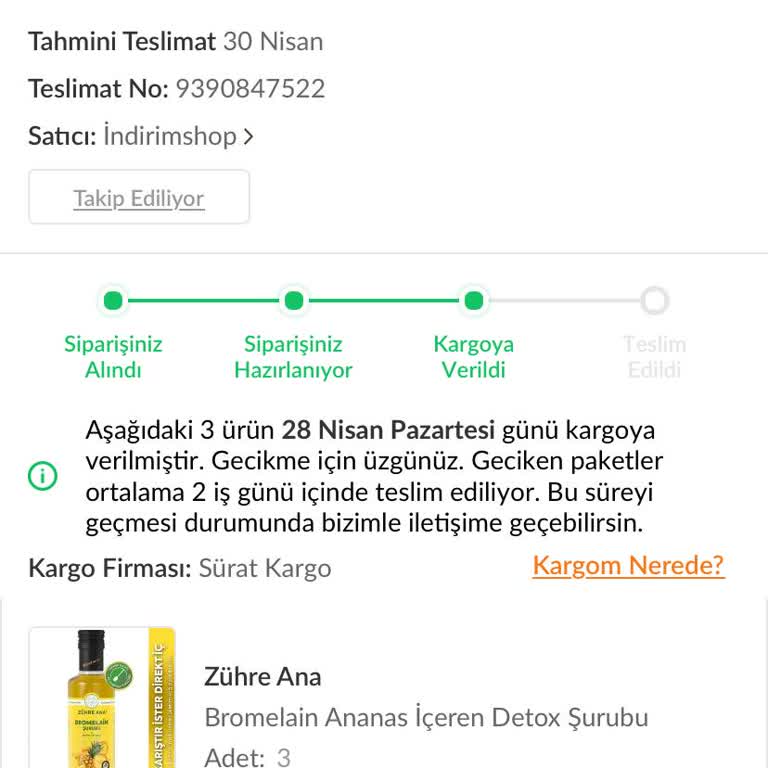 Siparişim Teslim Edilmedi, Kargo Süreci Hakkında Mağduriyet Yaşıyorum