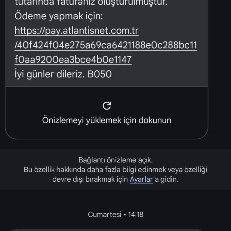 Fatura Son Ödeme Tarihi Gelmeden İnternetimin Kesilmesi