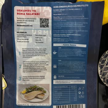 Son Kullanma Tarihi Belirsiz Ve Bozuk Uskumru Fileto