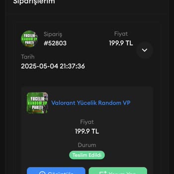 Aldığım Valorant VP Kodu Çalışmıyor, Destek Bekliyorum