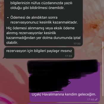 Rezervasyon Sürecinde İletişim Eksikliği Ve İlgisizlik