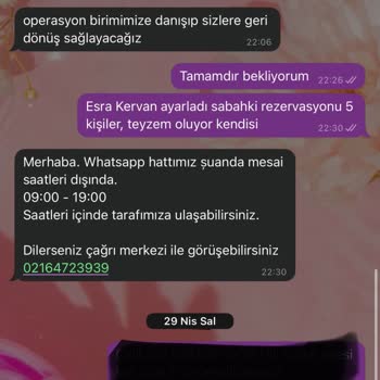 Rezervasyon Sürecinde İletişim Eksikliği Ve İlgisizlik