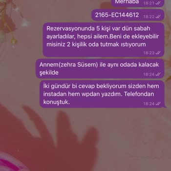 Rezervasyon Sürecinde İletişim Eksikliği Ve İlgisizlik