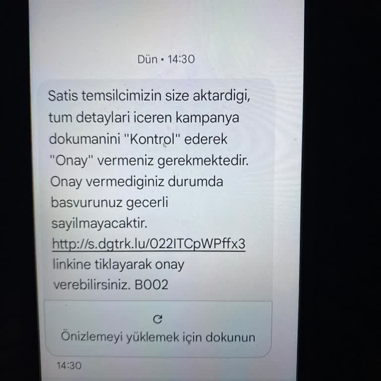 Bilgilerimle Onay Alındı, Yanıltıcı Aramadan Şikayetçiyim