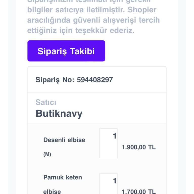 Eksik Gönderilen Ürün Ve Para İadesi Talebi