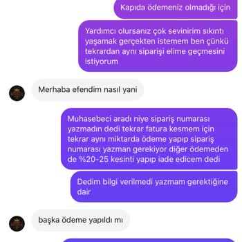 Sipariş Sonrası Ödeme Ve İletişim Sorunları Yaşadım Engellendim