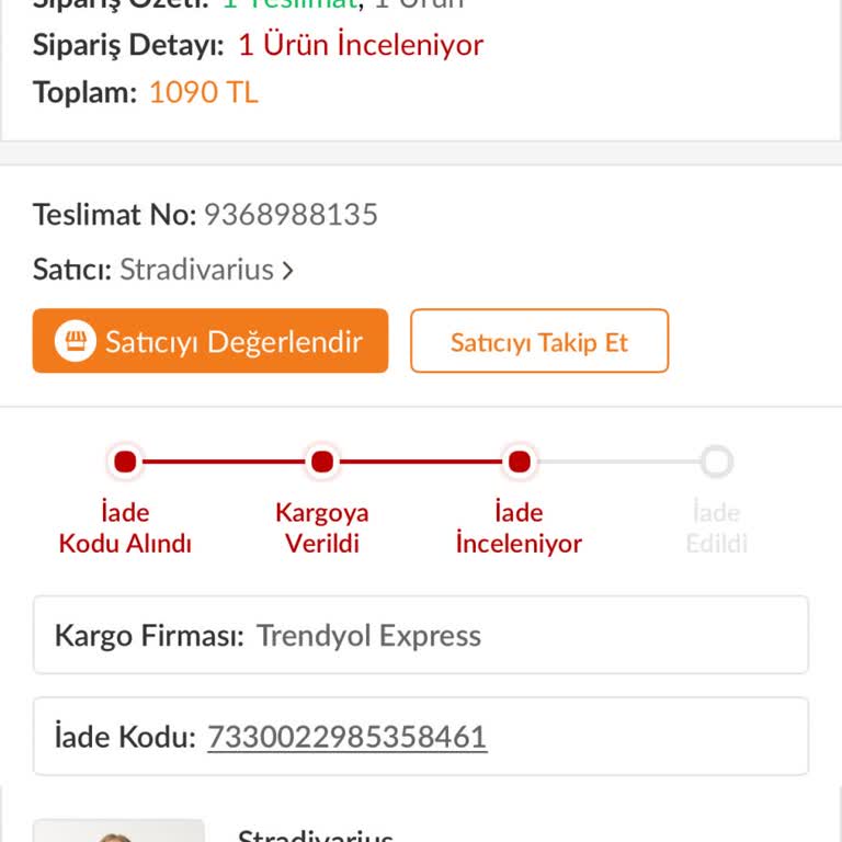 İade Edilen Ürünün Ücret İadesi Yapılmıyor, Çözüm Bekliyorum