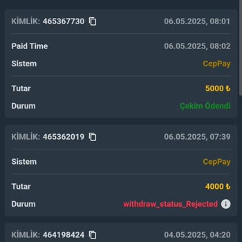 Çekim Talebim Askıya Alındı 26 Saattir Para Bekliyorum