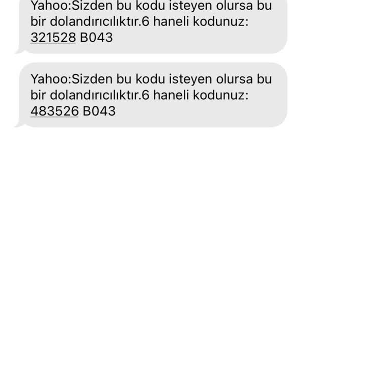 Hesabım Olmamasına Rağmen Yahoo'dan Gelen Doğrulama Kodları Hakkında Endişe
