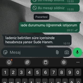 İadem Yapılmadı Yasal Yollara Başvuracağım