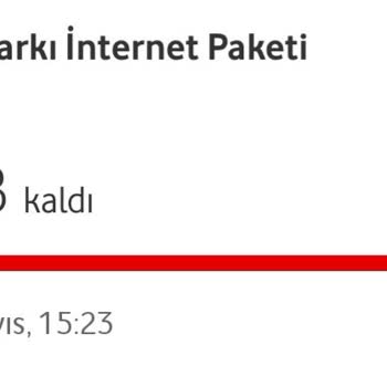 Hediye İnternetim Kullanılmadan Kendi Kotamdan Düşüş Yapıldı