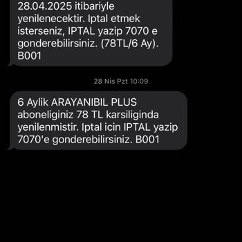 İptal Edilen Hizmetin Ücreti İade Edilmiyor, Müşteri Hizmetleri Yetersiz