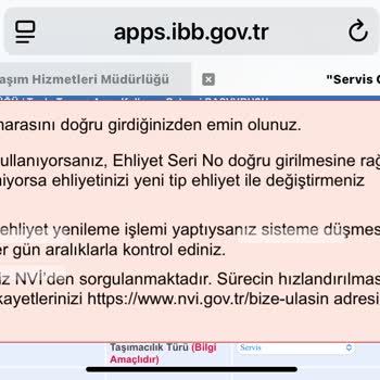 İBB Şoför Kartı Başvurusunda Bilgi Eksikliği Mağduriyeti