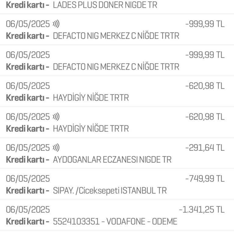 Kartla Yapılan Alışverişlerde Çift Çekim Sorunu Ve Harcama Dokümanı Talebi