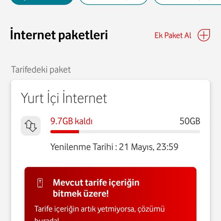 Vodafone Sosyal Medya Paketimden Haksız İnternet Kesintisi Ve Yanıltıcı Bilgilendirme