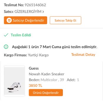 Aynı Markanın Farklı Renk Ayakkabılarında Rahatlık Sorunu