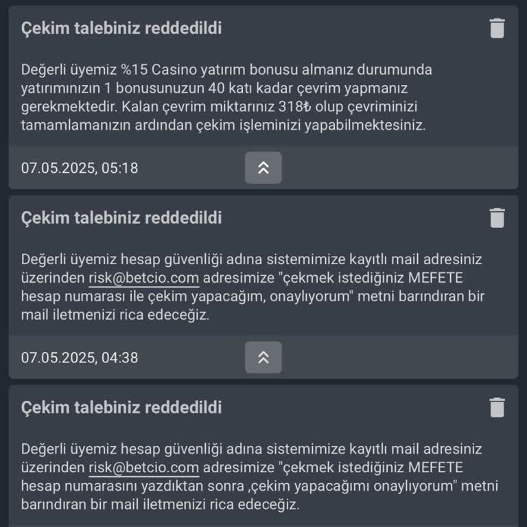 Betcio Sürekli İptaller Ve Bekletmeler Güvenimi Sarsıyor!