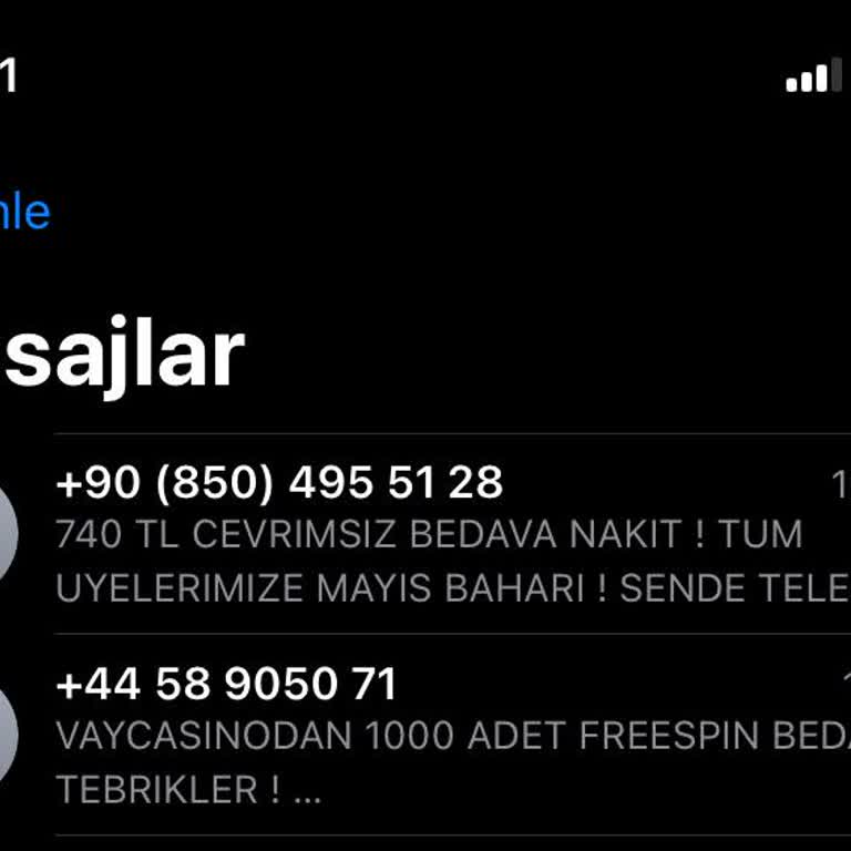 Vaycasino'dan Sürekli Gelen Reklam Mesajlarından Bunaldım!
