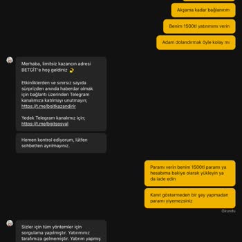 Yatırım Sonrası Hesap Sorunu Ve Canlı Destek İlgisizliği