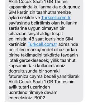 Çocuk Saati Hattında Haksız Cayma Bedeli Mağduriyeti