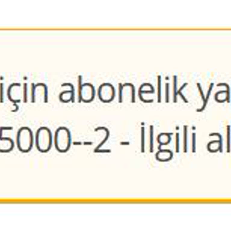 Elektrik Aboneliği Taşınamıyor, E-Devlet Başvurusu Da Hata Veriyor
