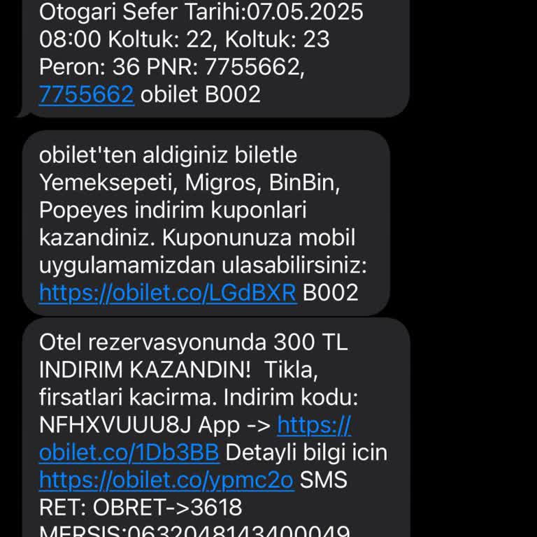 Satın Alınan Koltukların Başkasına Satılması Ve İlgisiz Davranış