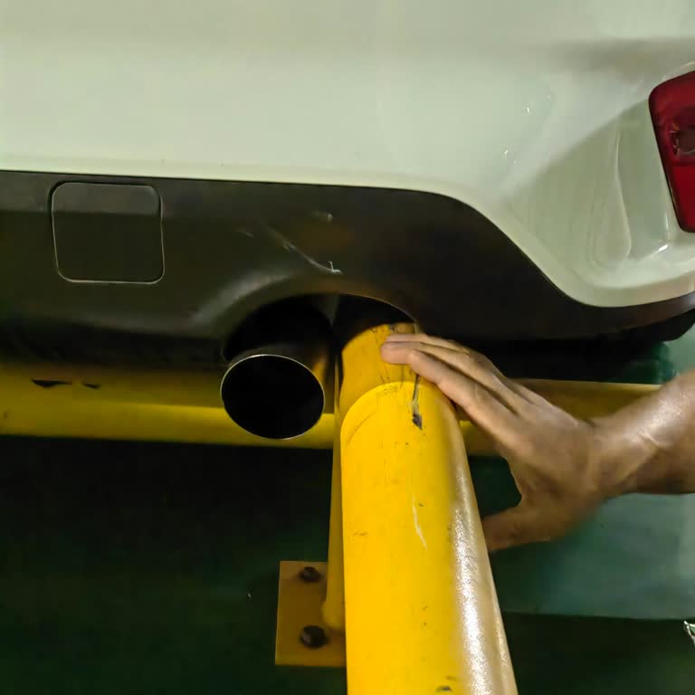 Canpark AVM Otoparkında Demir Engeller Araçlara Zarar Veriyor