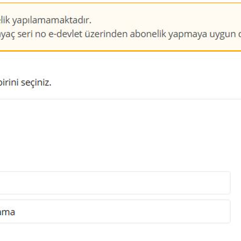 E-Devlet Üzerinden Elektrik Aboneliği Başlatılamıyor: Tekil No/Sayaç Seri No Hatası