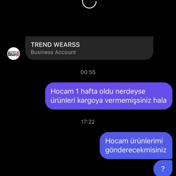 Sipariş Sonrası Ürün Ve İade Sorunu