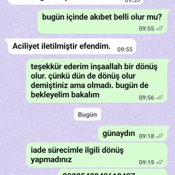 Para İadesi Sürecinde Bilgi Ve Destek Eksikliği