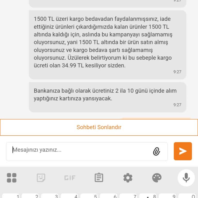 İade Sonrası Haksız Kargo Ücreti Kesintisi