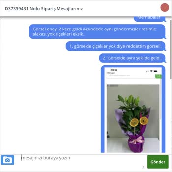Yanlış Ve Tomurcuklu Çiçek Gönderimi, İlgisiz Müşteri Hizmetleri
